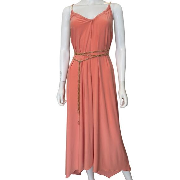 New ~ RAMY BROOK ~ Deco Rose Ryder Chain Trim Dress Size M - Picture 4 of 11
